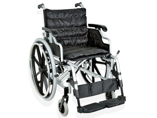 DELUXE WHEELCHAIR - aluminium