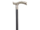"LEONARDO" WOODEN STICK - engraved metal T-handle