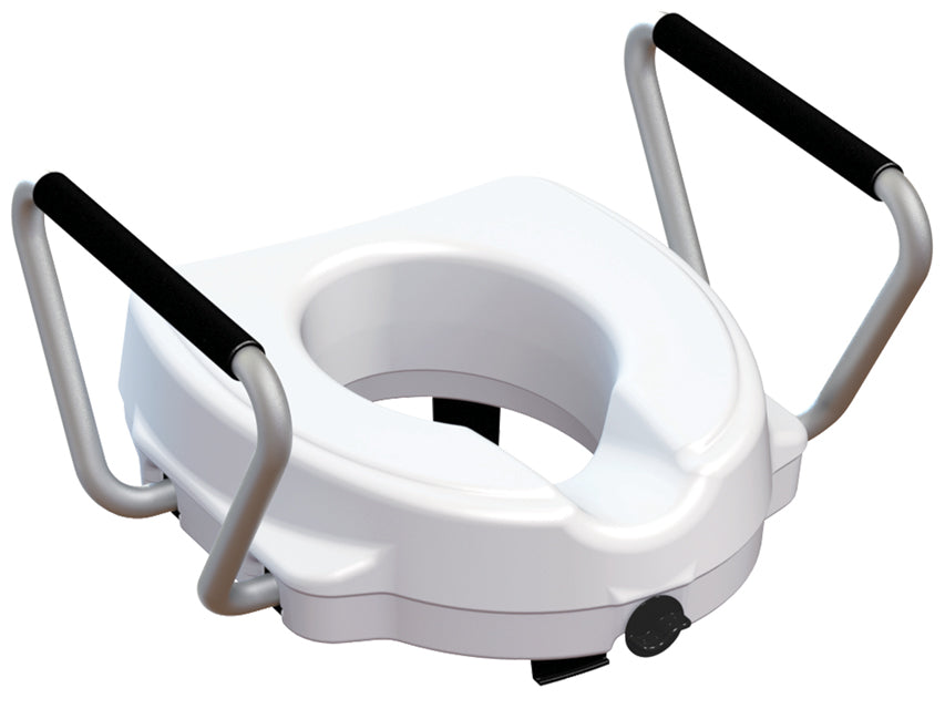 RAISED WC with fixed armrests - 12.5 cm