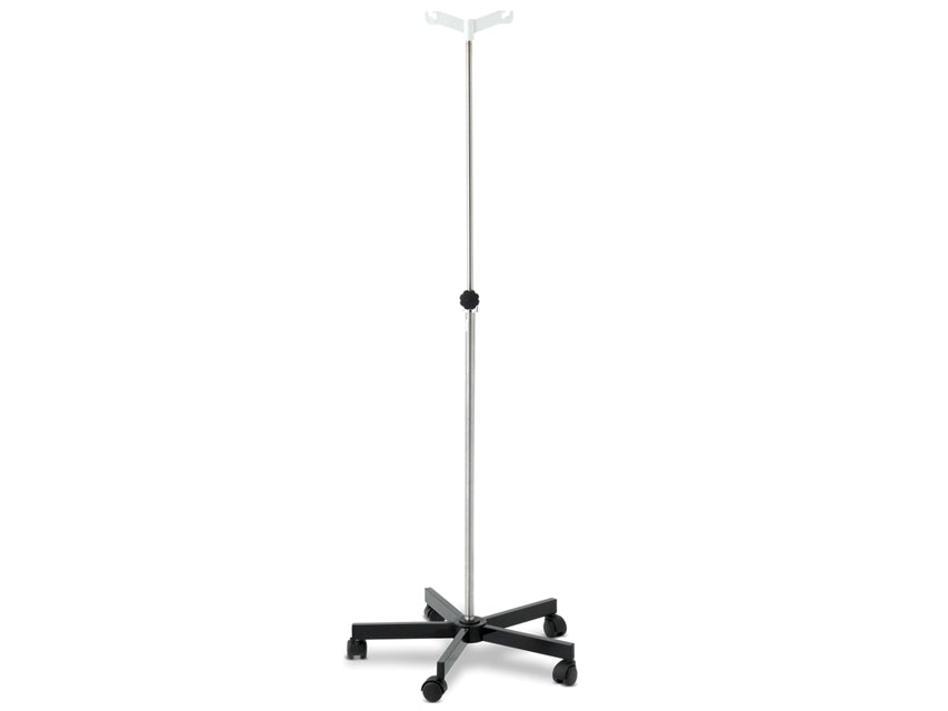 IV STAND 2 HOOKS - on stand with wheels - disassembled