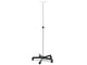 IV STAND 2 HOOKS - on stand with wheels - disassembled