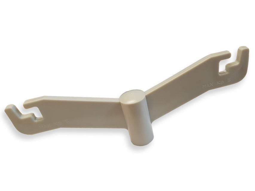 PLASTIC HOLDER - 2 hooks