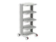 CARRELLO EASY - 4 ripiani 40x36 cm + base