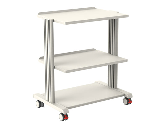 SMART TROLLEY - 2 Regale 60x42 cm + Sockel
