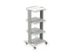 CARRO SMART - 3 estantes 40x36 cm + base