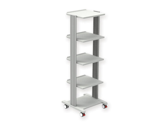 SMART TROLLEY - 4 Regale 40x36 cm + Sockel