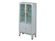 4 DOOR SHOWCASE - 3 shelves - tempered glass