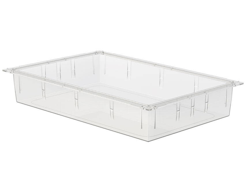 TRANSPARENTE ISO-KUNSTSTOFFSCHUBLADE 600x400x100 mm - geschlossen