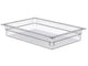 TIROIR ISO EN PLASTIQUE TRANSPARENT 600x400x100 mm - ouvert