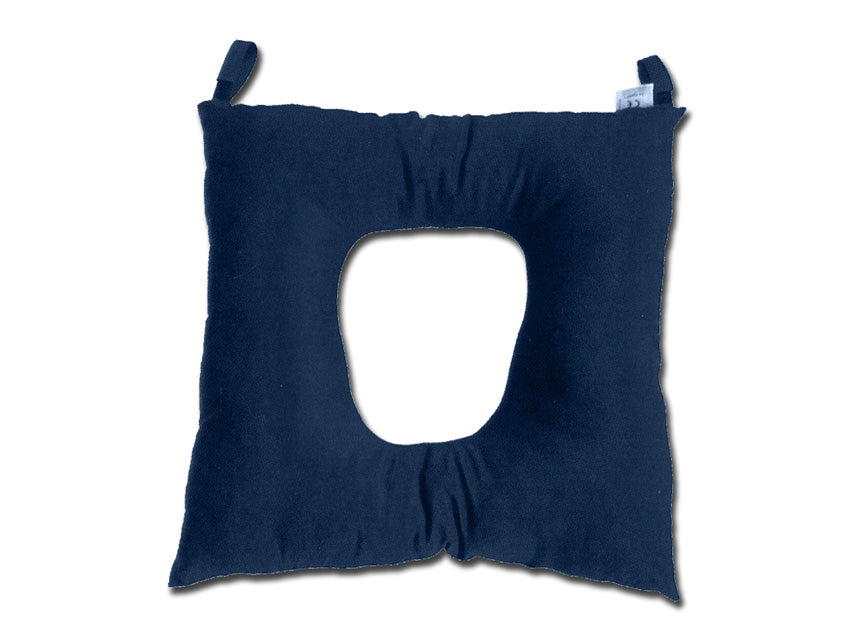 SHAPED CUSHION WITH HOLE - in 100% cotton hollow fibre
