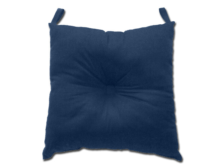 CUSHION WITH CENTRAL CRUSHING - in 100% cotton hollow fibre