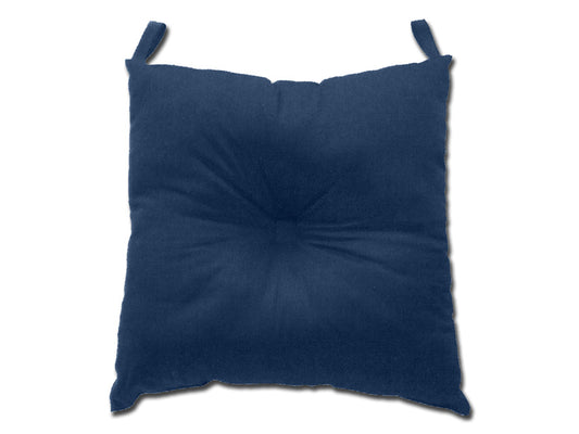 CUSHION WITH CENTRAL CRUSHING - in 100% cotton hollow fibre