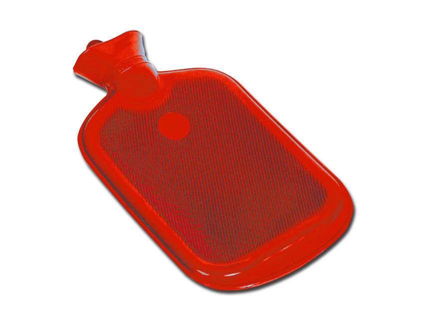 DOUBLE LAMINATED HOT WATER BOTTLE - red