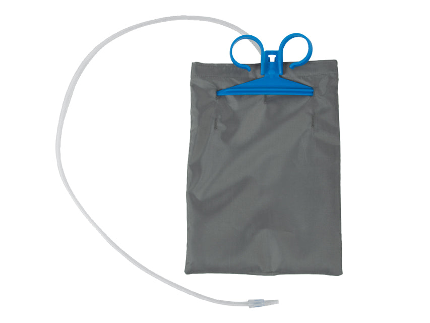 SUPPORT FOR URINE BAGS WITH COVER