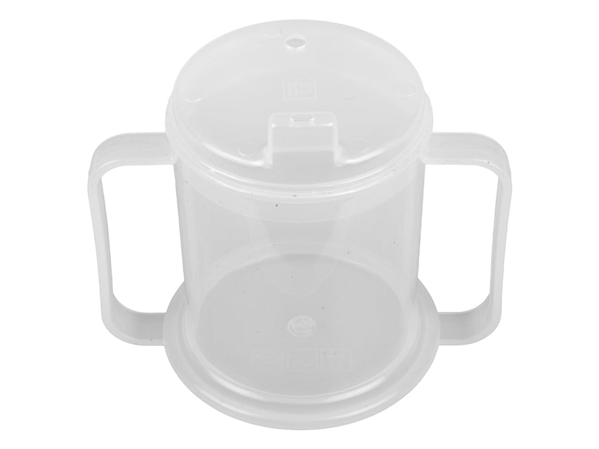 GLASS WITH HANDLES