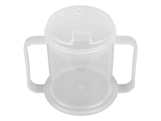 GLASS WITH HANDLES