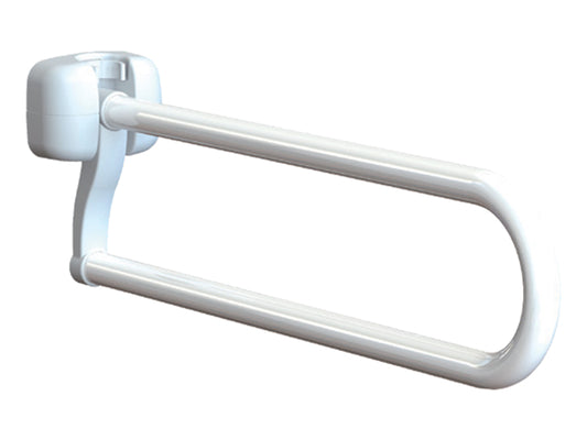 FOLDING "U" SHAPED HANDLE IN COATED STEEL - 70 cm