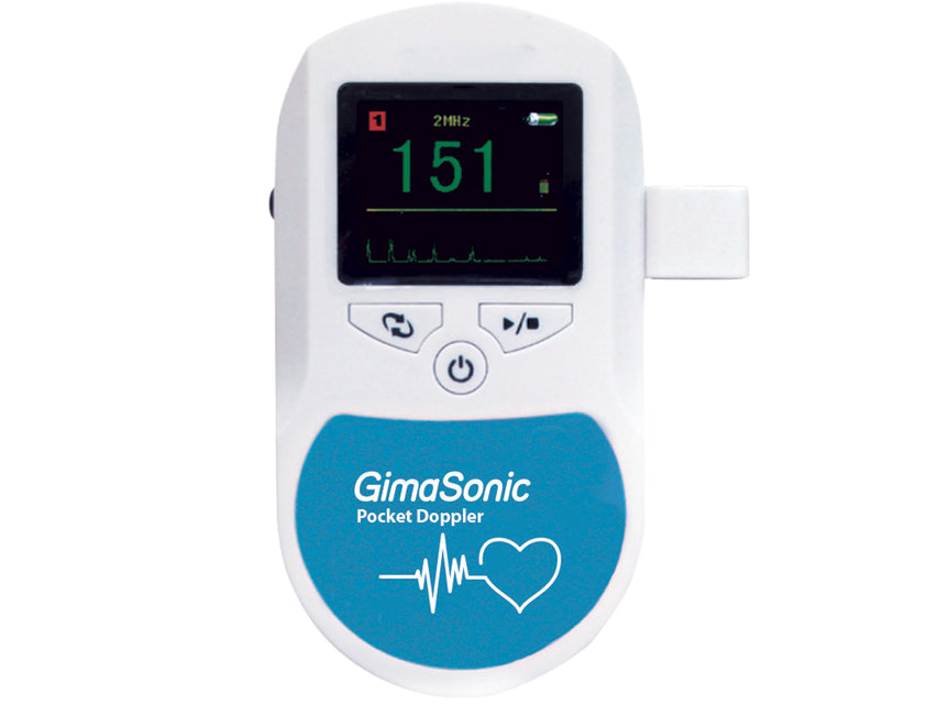 GIMASONIC POCKET DOPPLER WITH COLOR DISPLAY - without probe