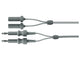 CÂBLE EN SILICONE À DEUX ÂMES de 3 m avec connecteur de type Ethicon pour 30310