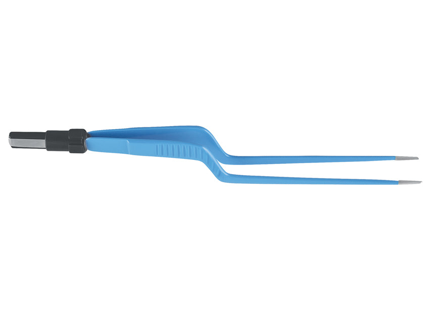 BIPOLAR BAYONET FORCEPS 18 cm - tips 1 mm