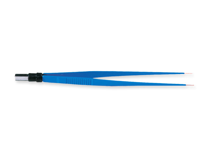PINZA BIPOLAR RECTA 18 cm - puntas 0,3 mm
