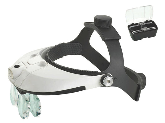 2 LED-STIRNBAND mit 5 Linsen