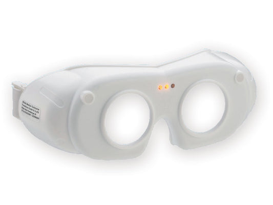 NYSTAGMUS-BRILLE - weiß