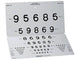 TAVOLA NUMERI LEA da lontano - 3 m