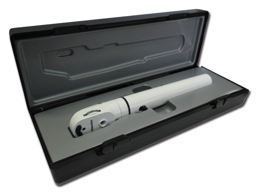 F.O. OPHTALMOSCOPE E-SCOPE - LED 3,7V - blanc dans un étui rigide