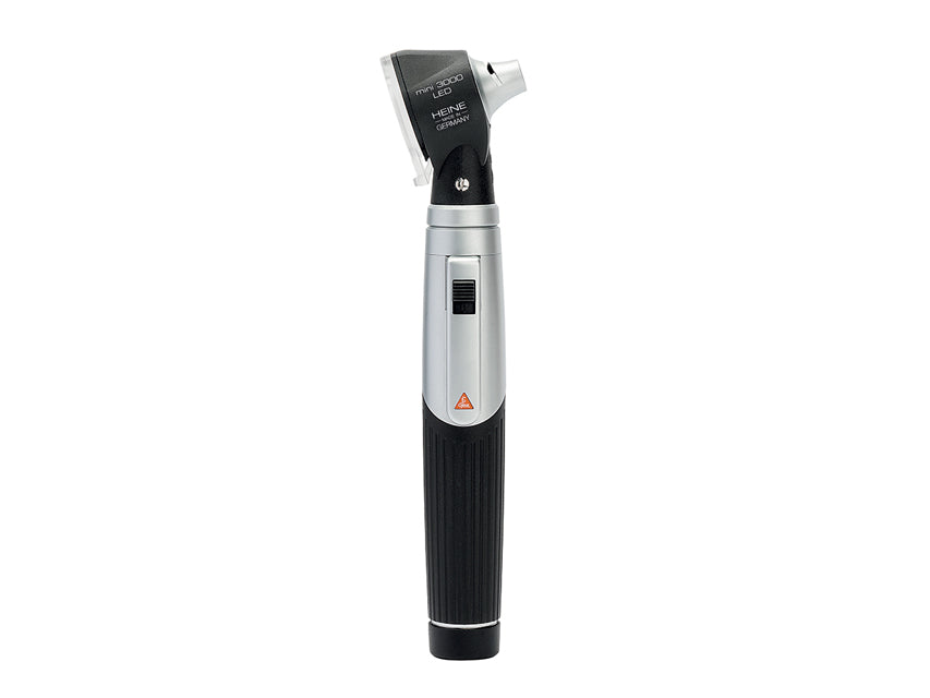 HEINE MINI 3000 LED DIRECT OTOSCOPE with reusable speculum - black - D-008.70.220