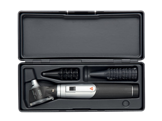 OTOSCOPIO HEINE MINI 3000 LED DIRECT con speculum riutilizzabili e astuccio - nero - D-856.20.021