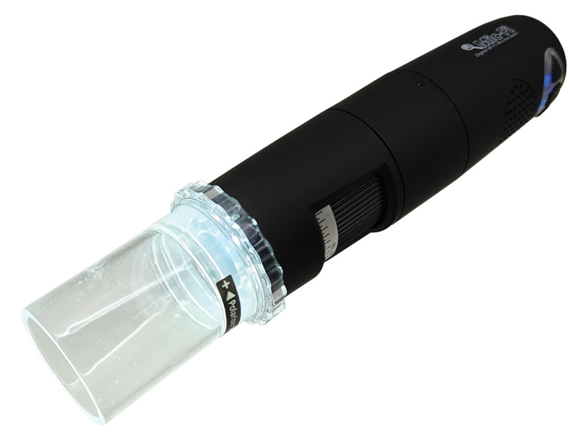 DERMATOSCOPIO A LED POLARIZZATI+BIANCHI MIC Wi-Fi & USB 5Mpixel con software di base