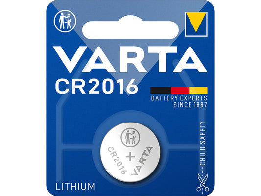 BATTERIA LITIO BOTTONE VARTA 2016