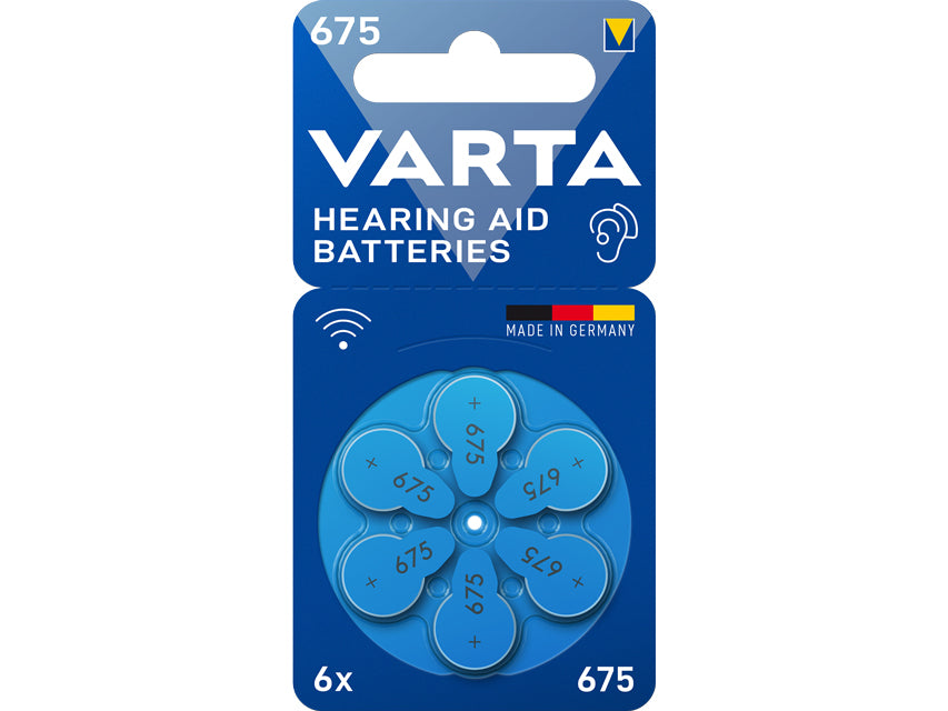 BATTERIE PER APPARECCHI ACUSTICI VARTA - 675