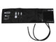 BRACCIALE OBESI + POLMONE 2 TUBI 62x17,5 cm -nylon nero
