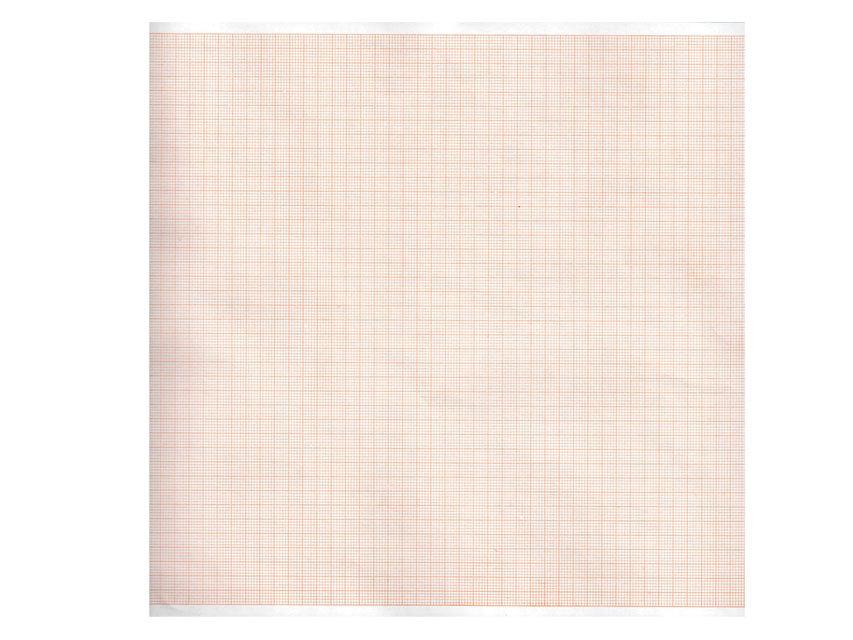 Carta termica ECG 210x30 mmxm - rotolo griglia arancio