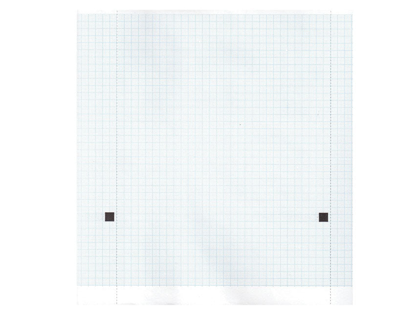 Carta termica ECG 210x20 mmxm - rotolo griglia blu
