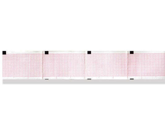 Carta termica ECG 50x75 mm x 400 - pacco griglia arancio