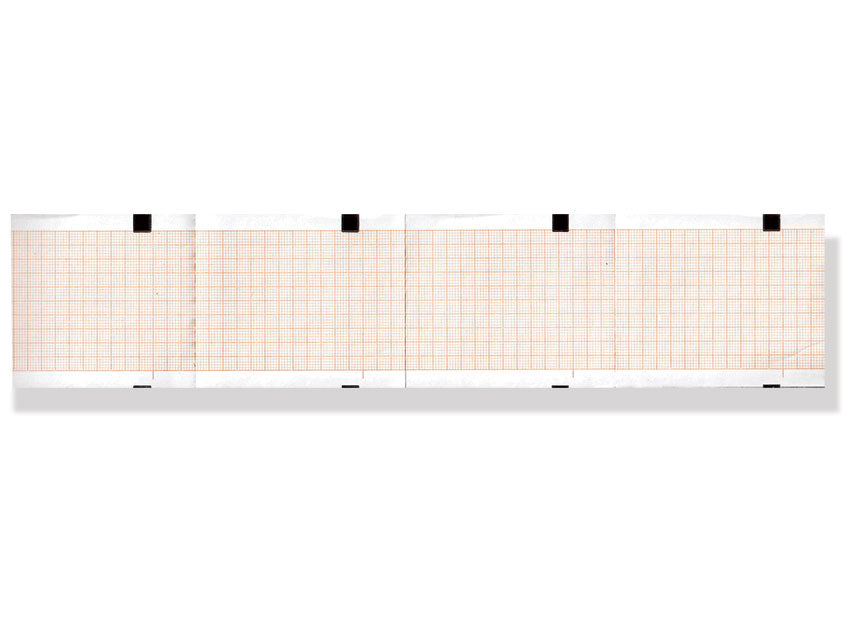Carta termica ECG 63x75 mm x 400 - pacco griglia arancio
