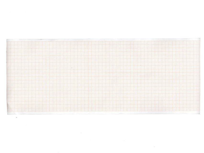 Carta termica ECG 108x23 mmxm - rotolo griglia arancio