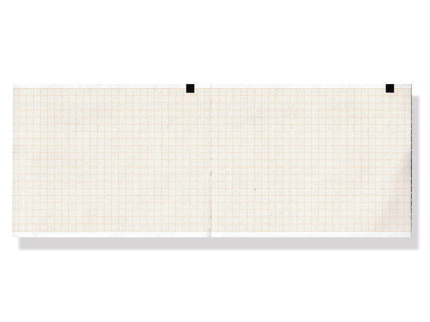 Carta termica ECG 110x140 mmxm - pacco griglia arancio