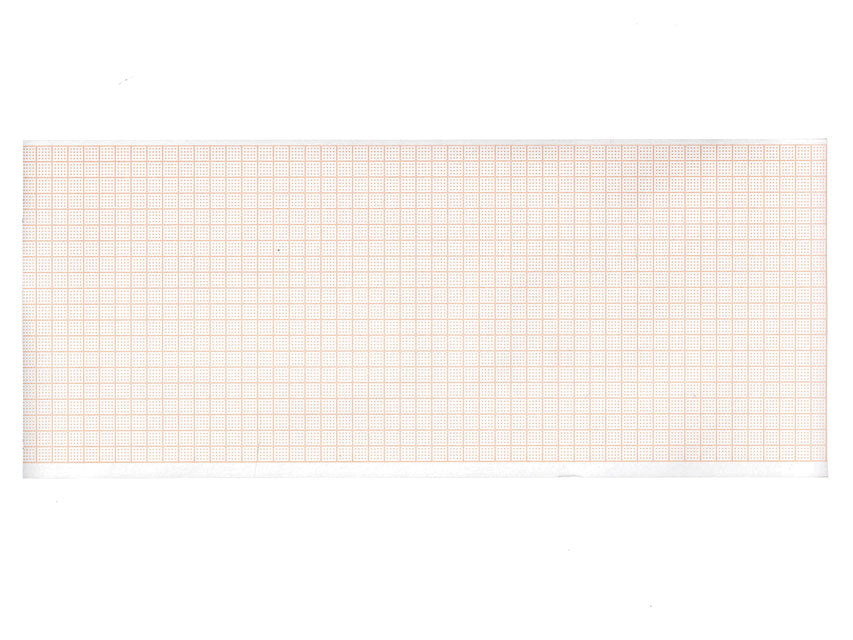 Carta termica ECG 107x25 mmxm - rotolo griglia arancio