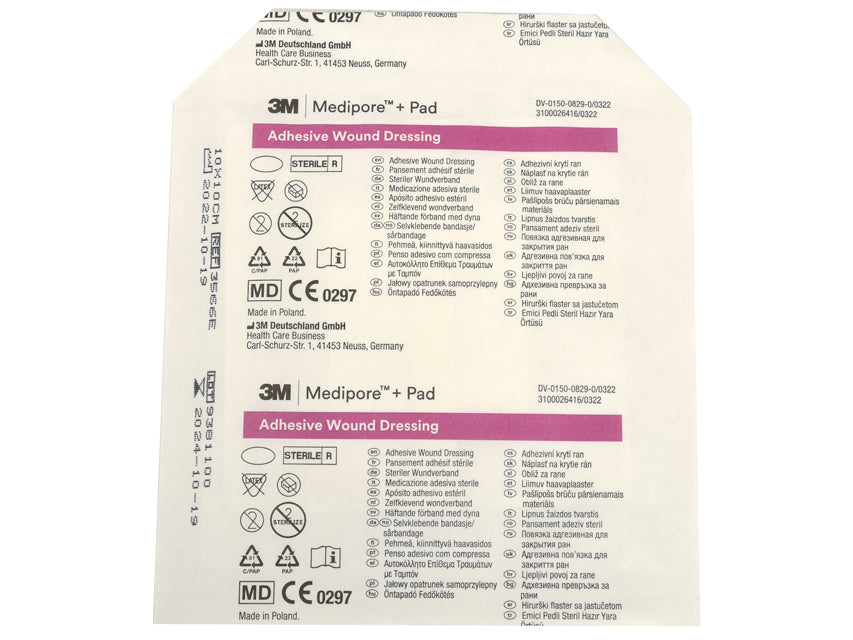 MEDIPORE 3M + PAD 10 x 10 cm