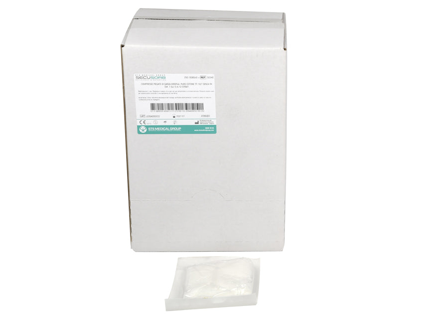 COMPRESSE COTONE STERILI 7,5x7,5 cm