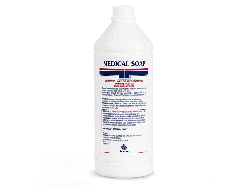 MEDICAL SOAP sapone disinfettante, flacone da 1 litro