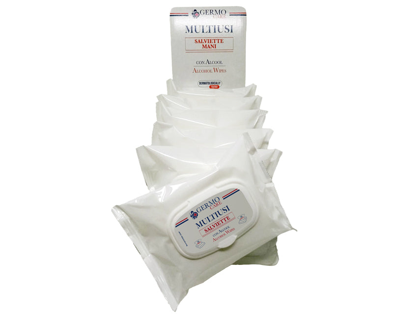 SALVIETTINE MULTIUSI PER MANI - flowpack da 20