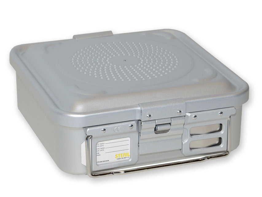 CONTAINER CON FILTRO piccolo h100 mm - grigio