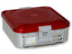 CONTAINER CON FILTRO piccolo h100 mm - rosso