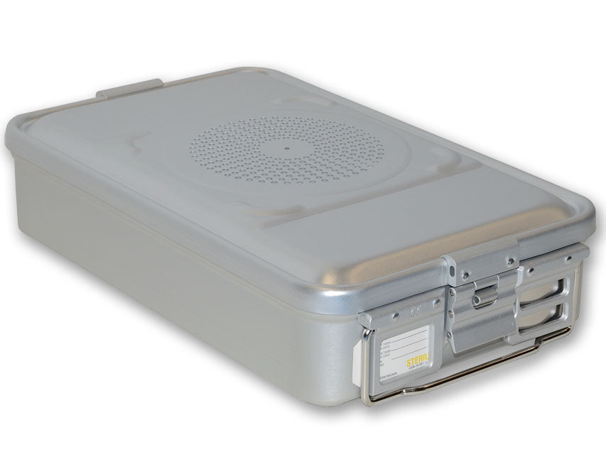 CONTAINER CON FILTRO medio h100 mm - grigio