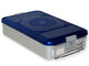 CONTAINER CON FILTRO medio h100 mm - blu forato
